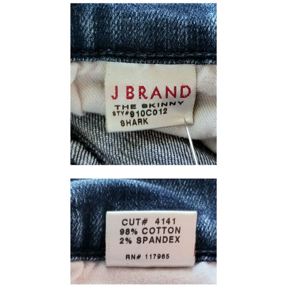 J BRAND "the-skinny" sleek-fit comfortable stretch anthropologie jeans $245 26 - Picture 8 of 10